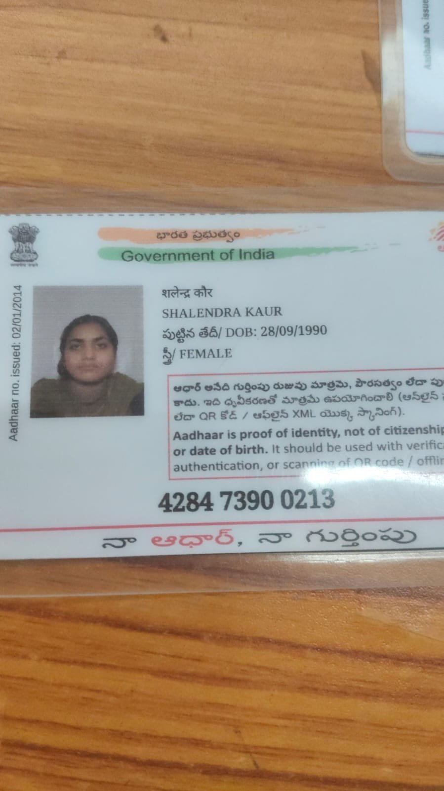 Mother Aadhaar