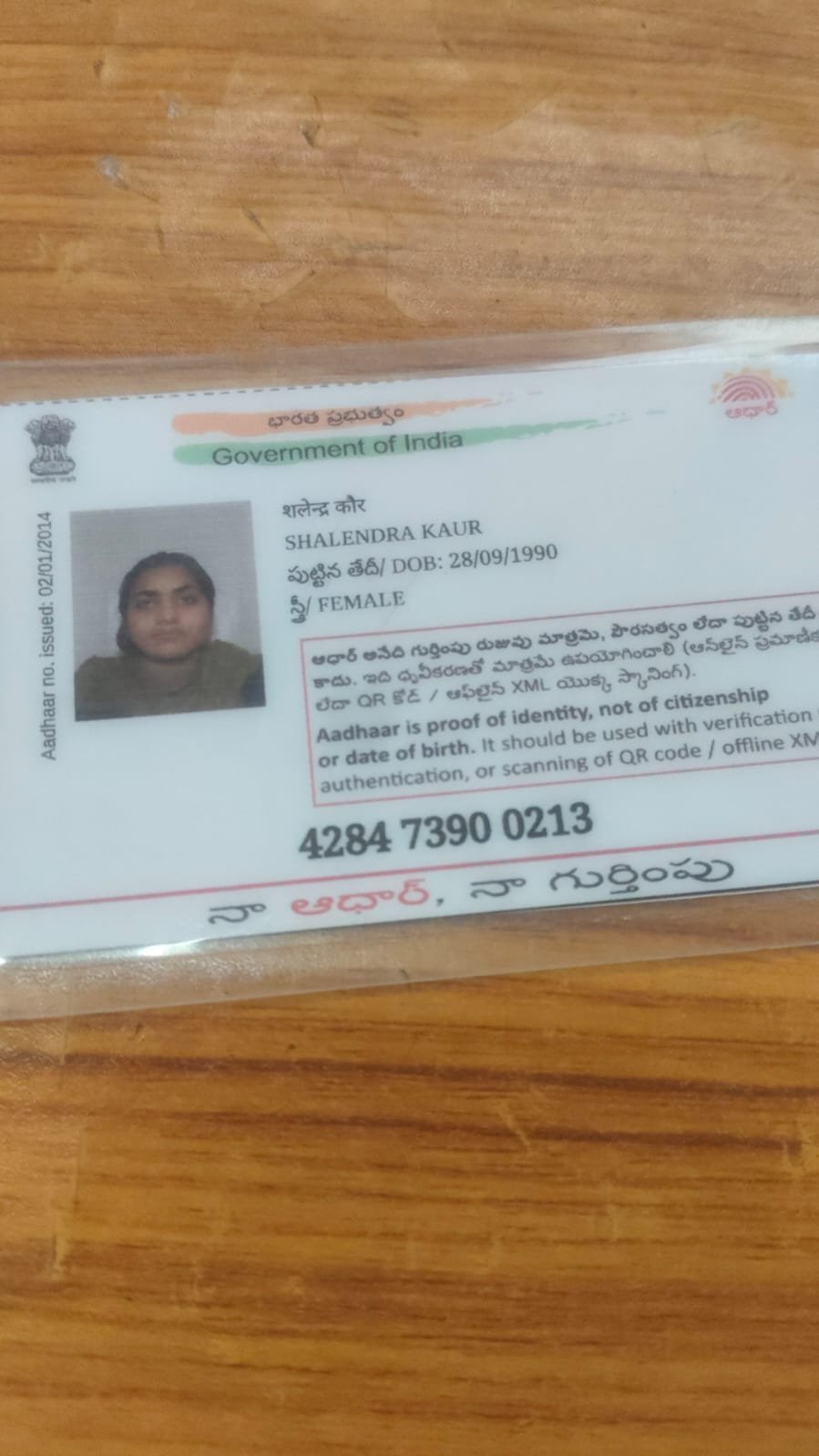 Mother Aadhaar
