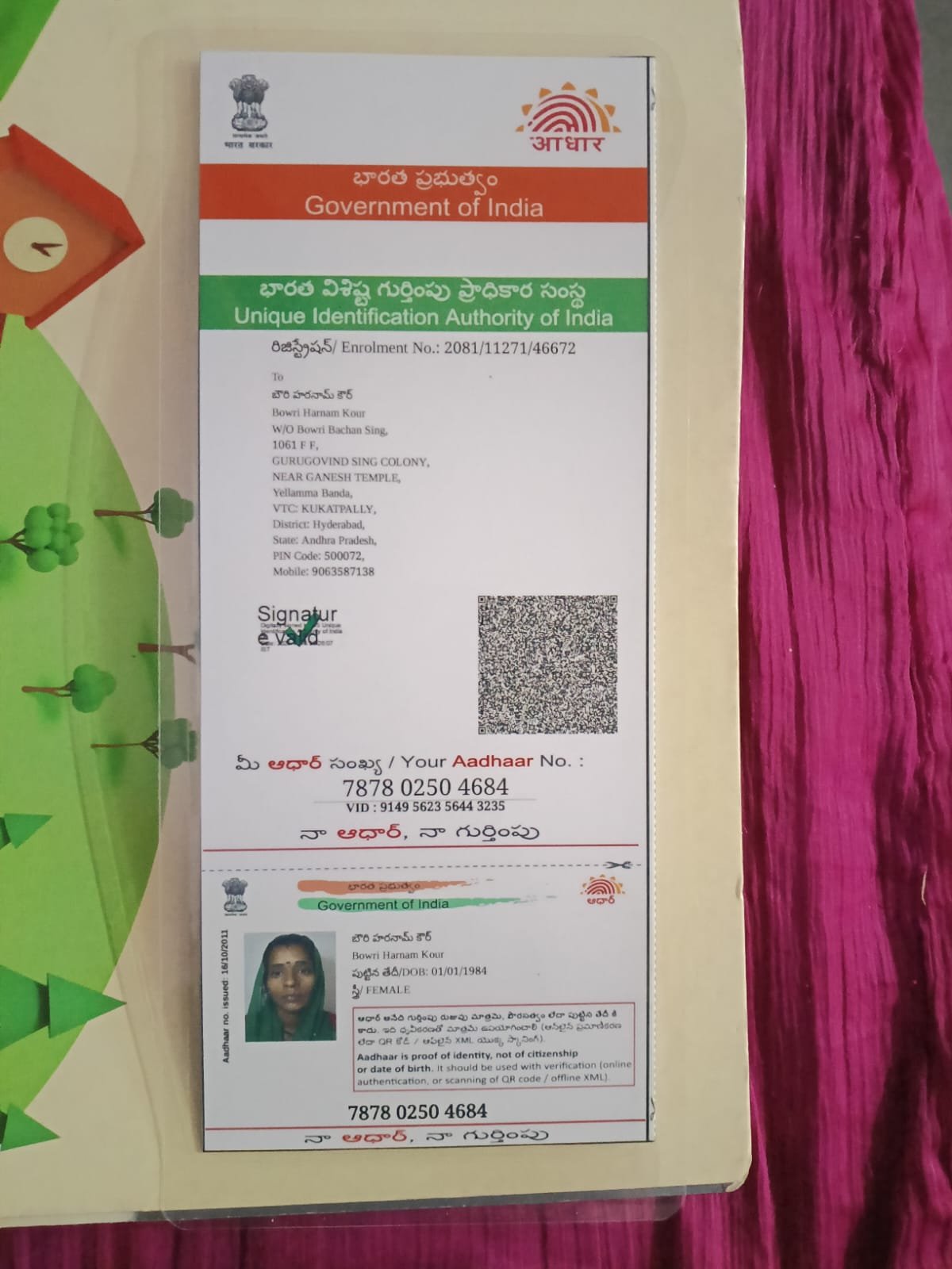 Mother Aadhaar