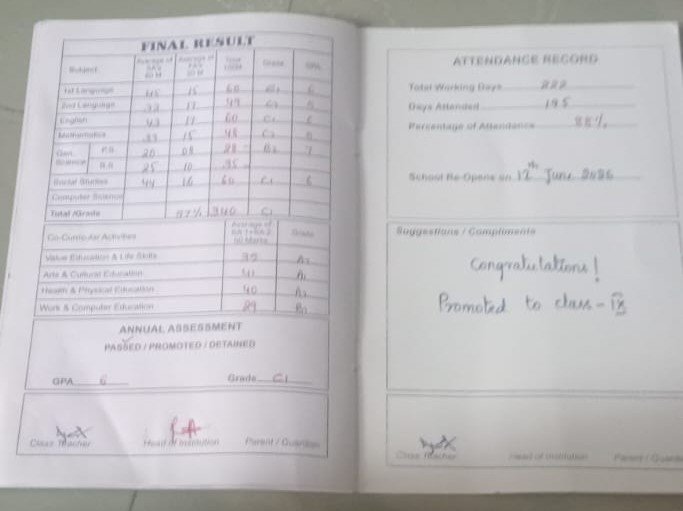Report Card