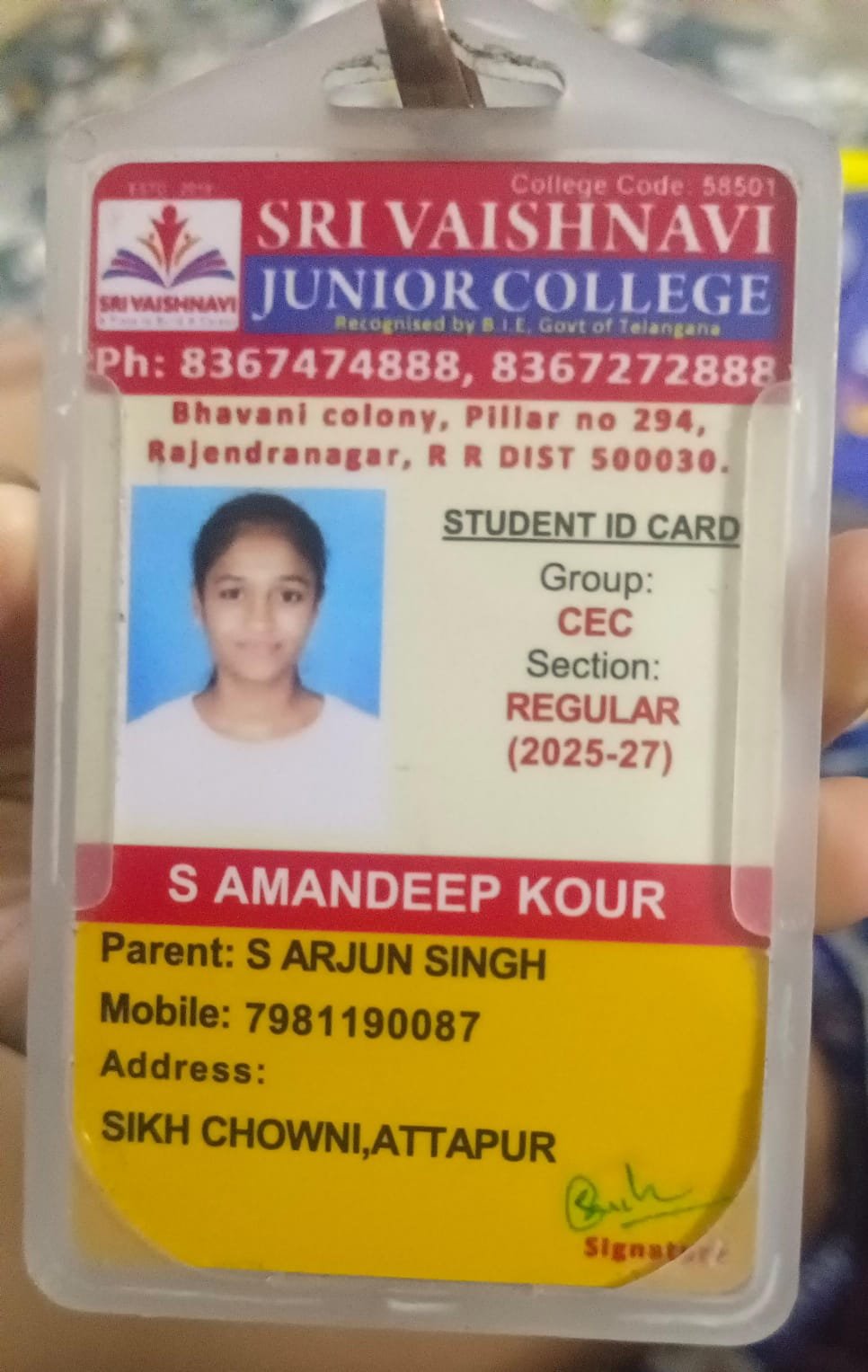 Student ID
