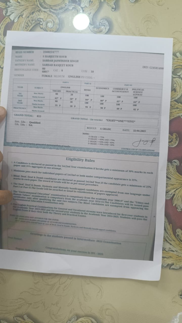 Report Card