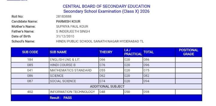 Report Card