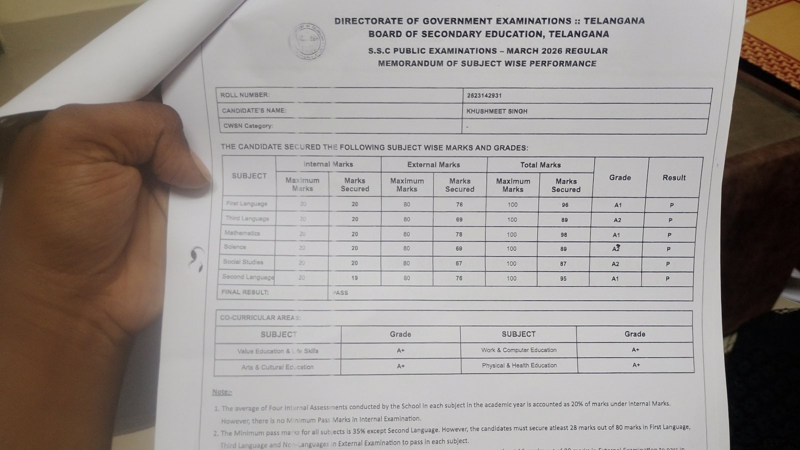 Report Card