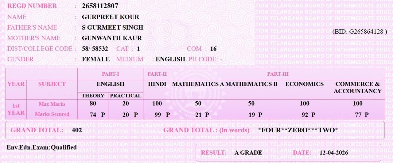Report Card