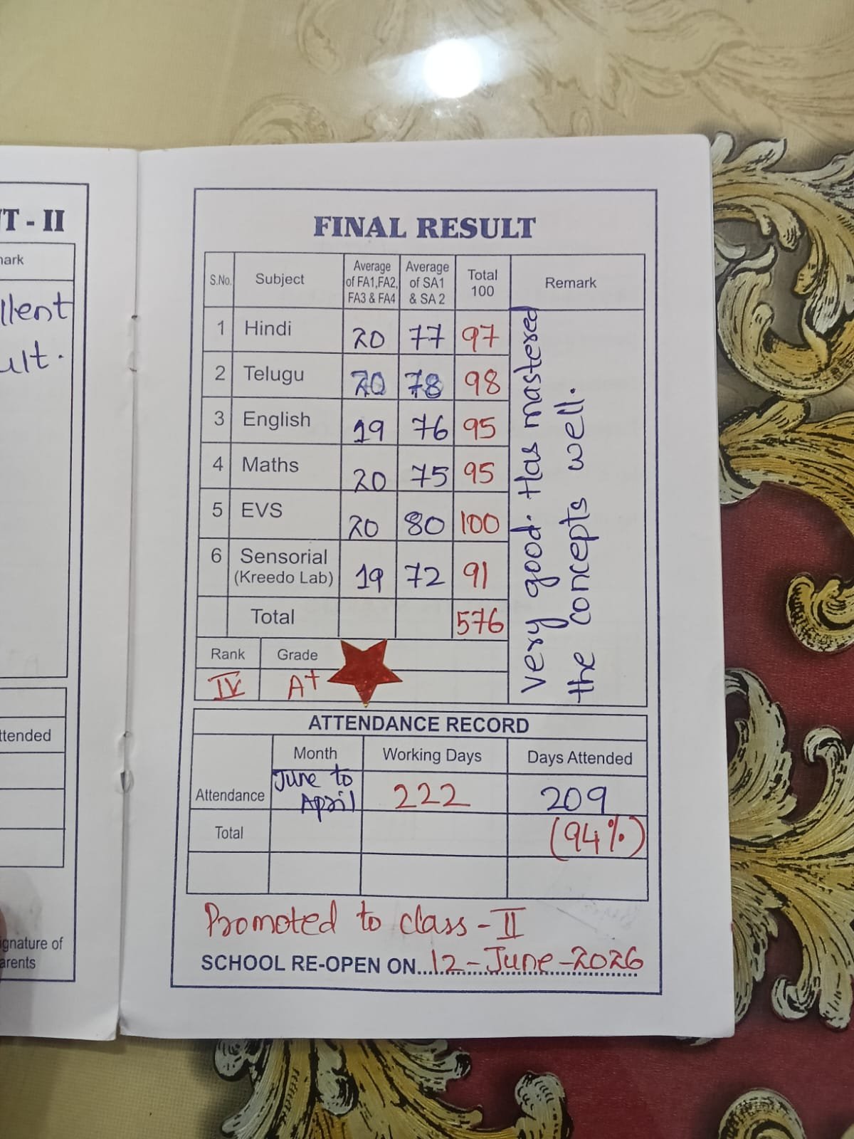 Report Card