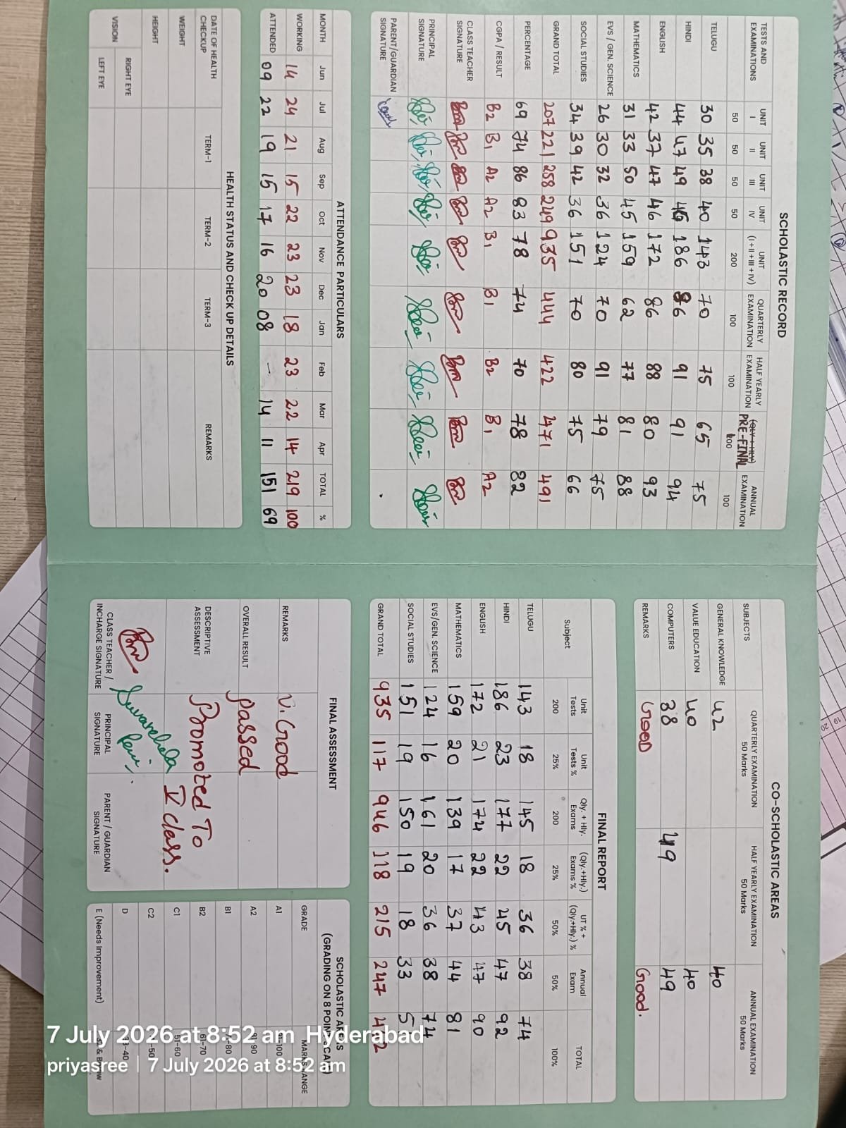 Report Card