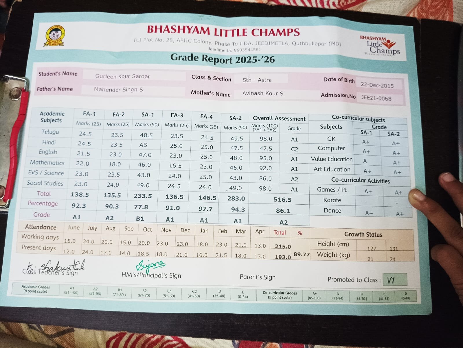 Report Card