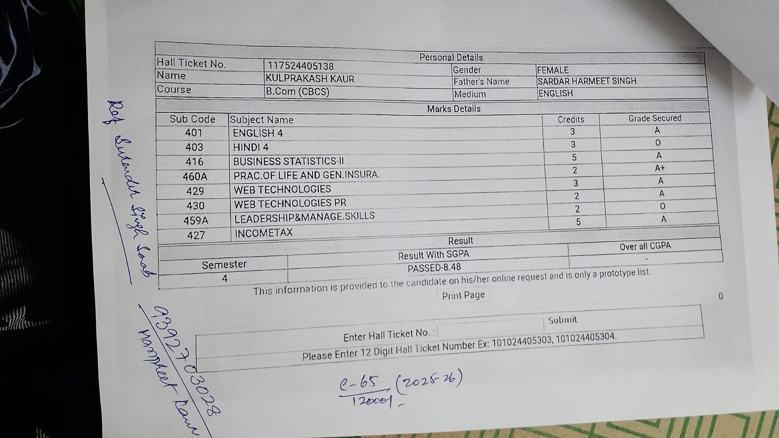 Report Card