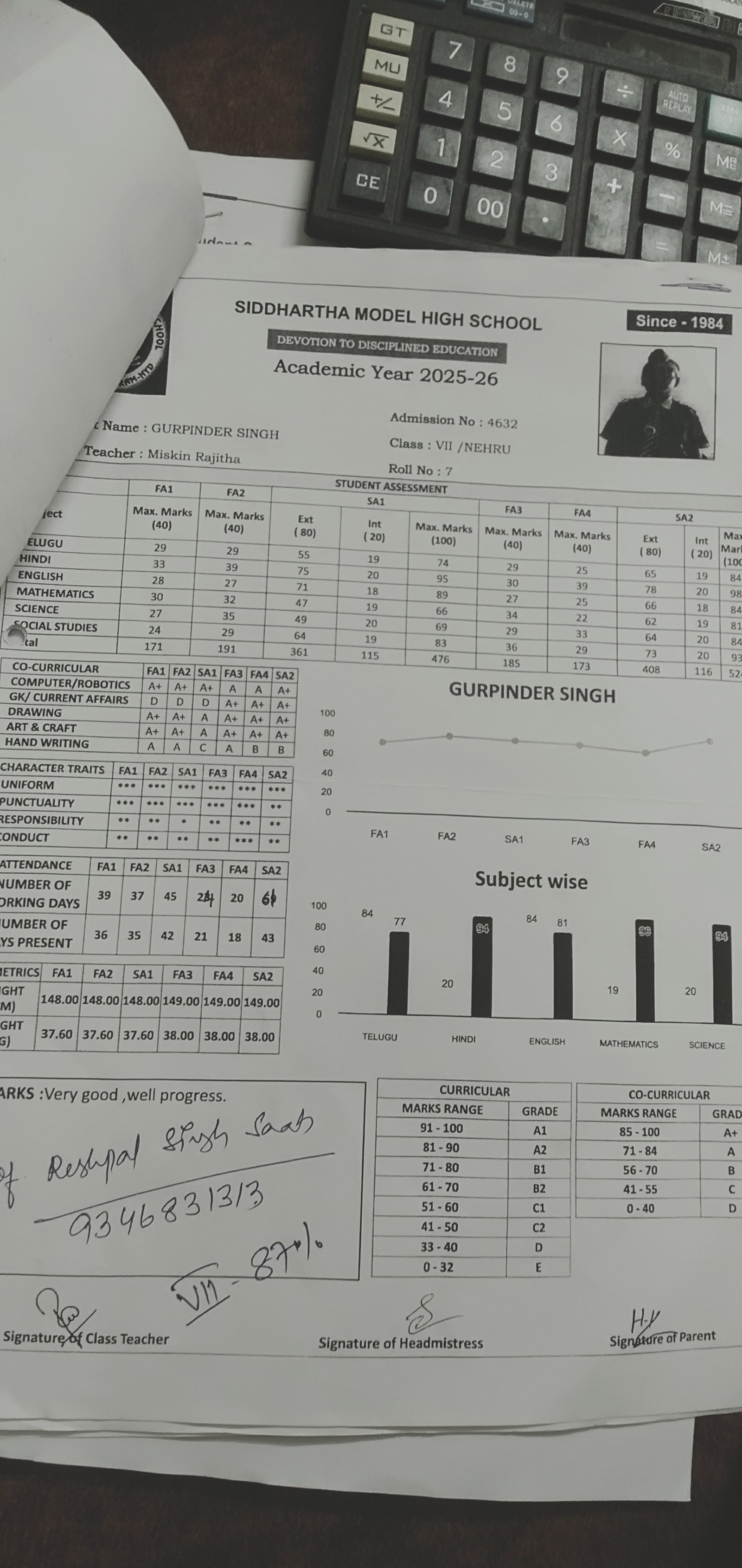 Report Card