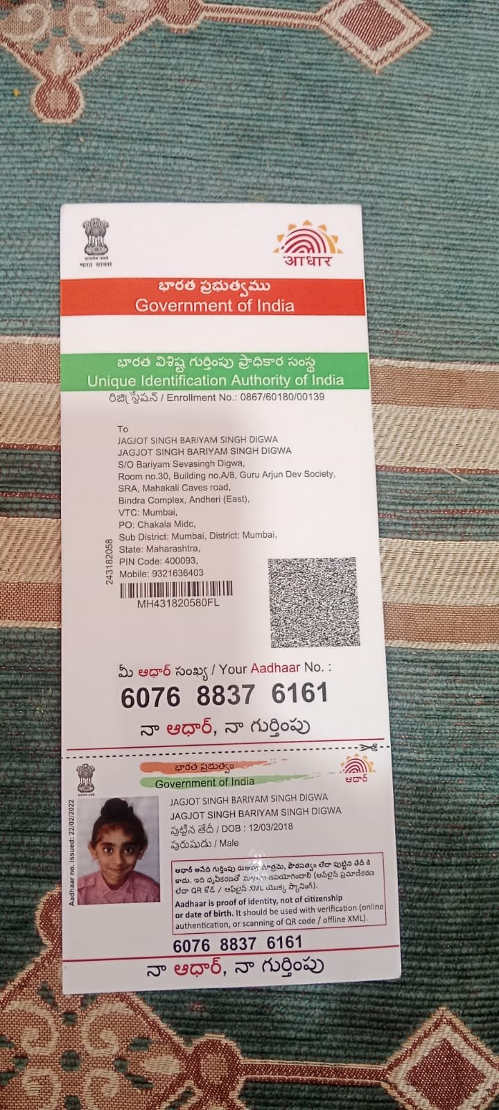 Aadhaar Photo