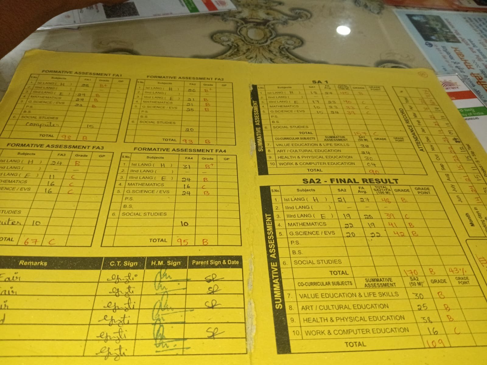 Report Card