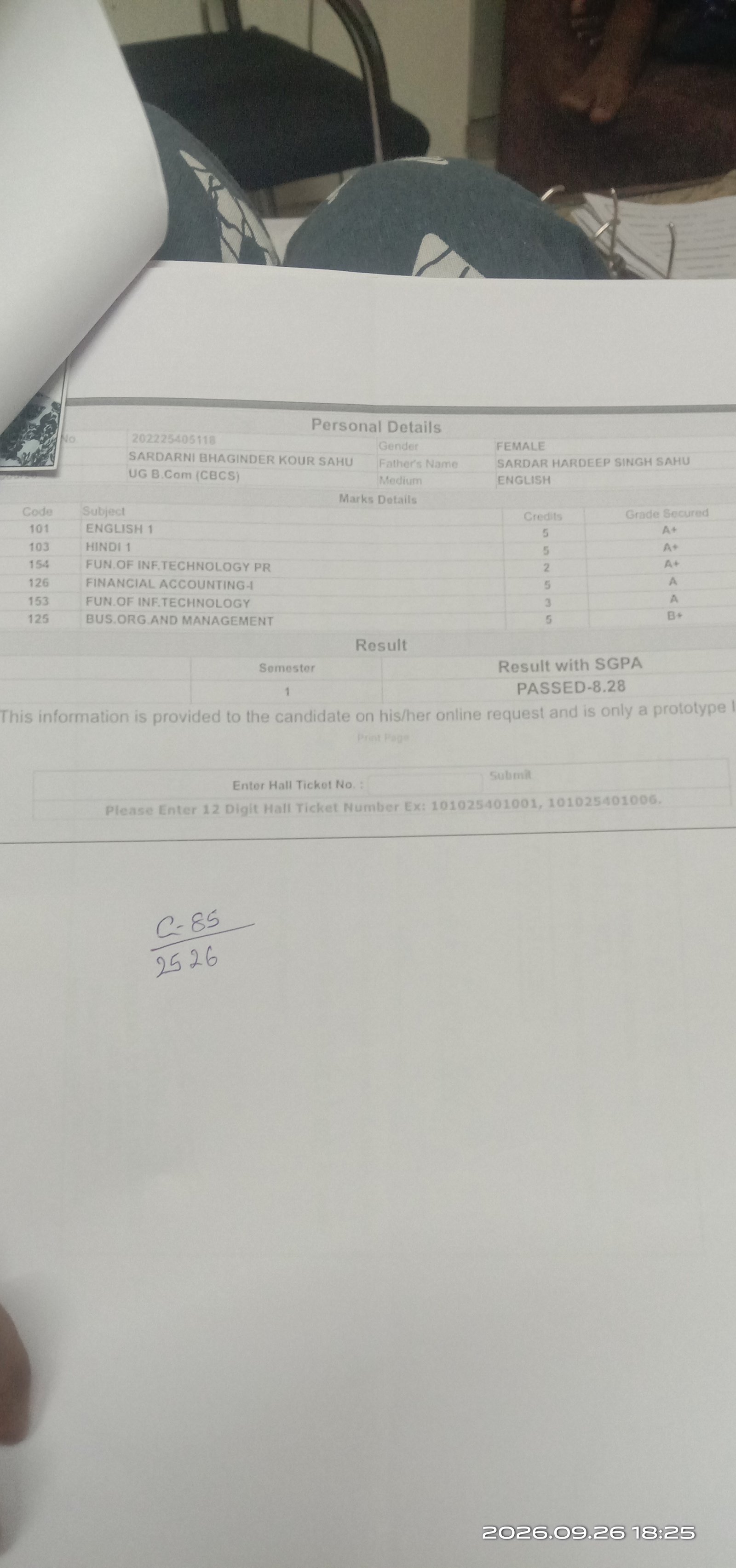 Report Card