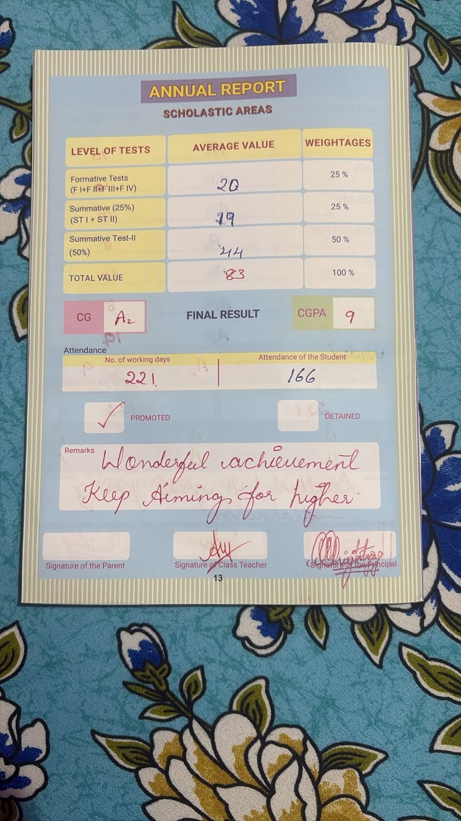 Report Card