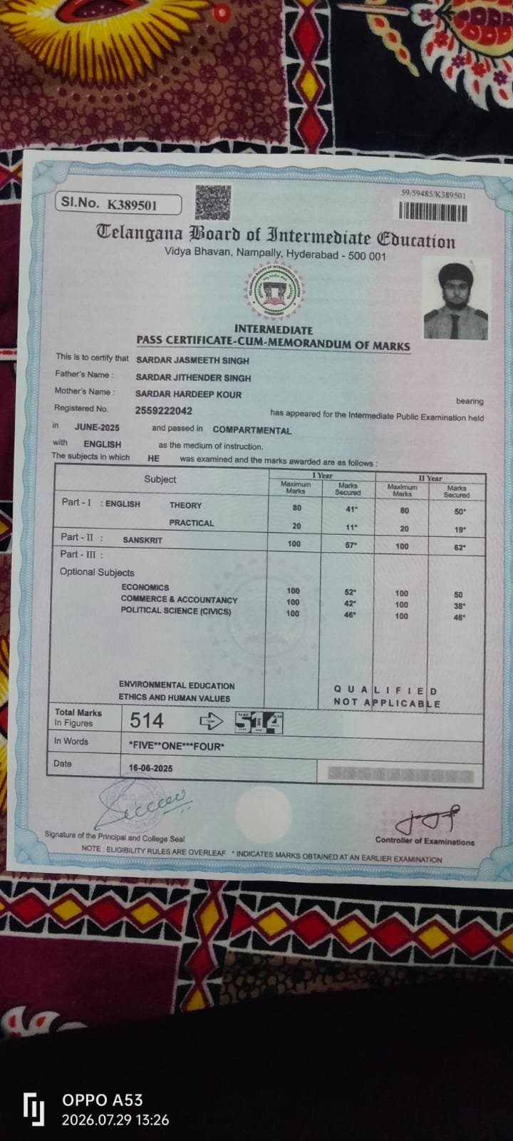 Report Card
