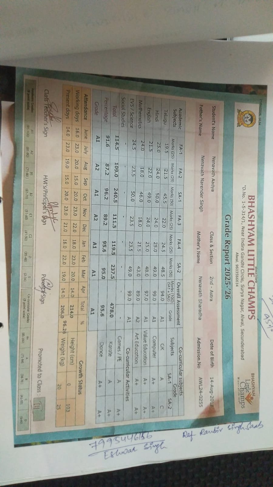 Report Card