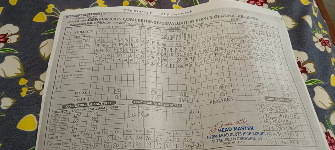Report Card