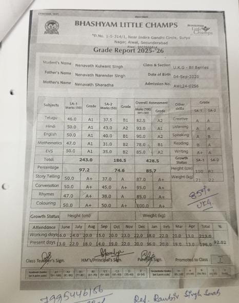 Report Card