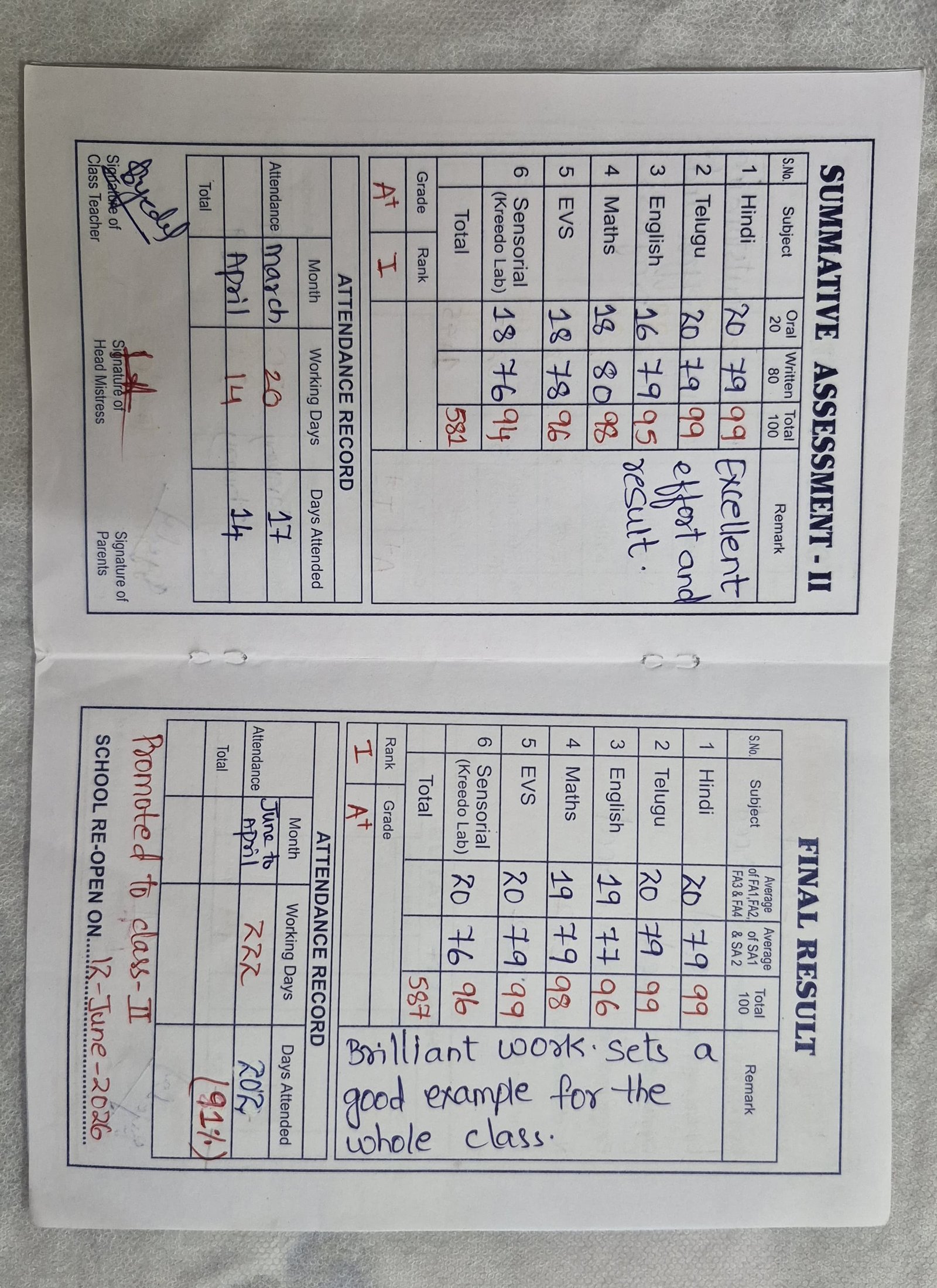 Report Card