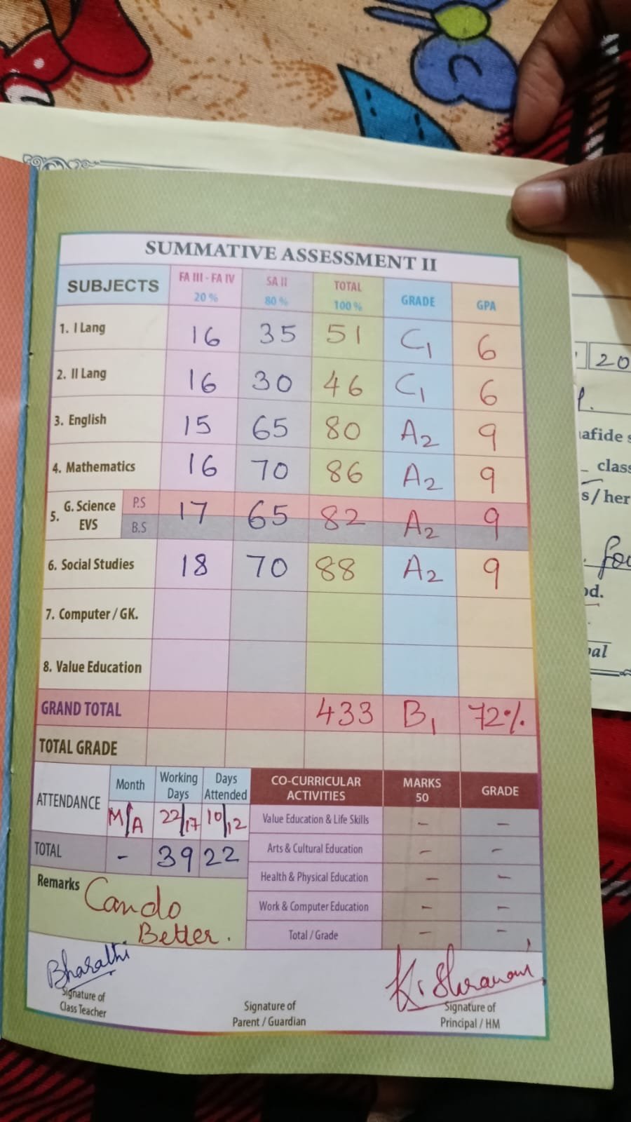 Report Card