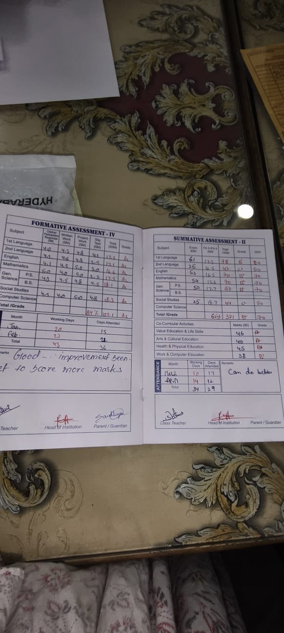 Report Card