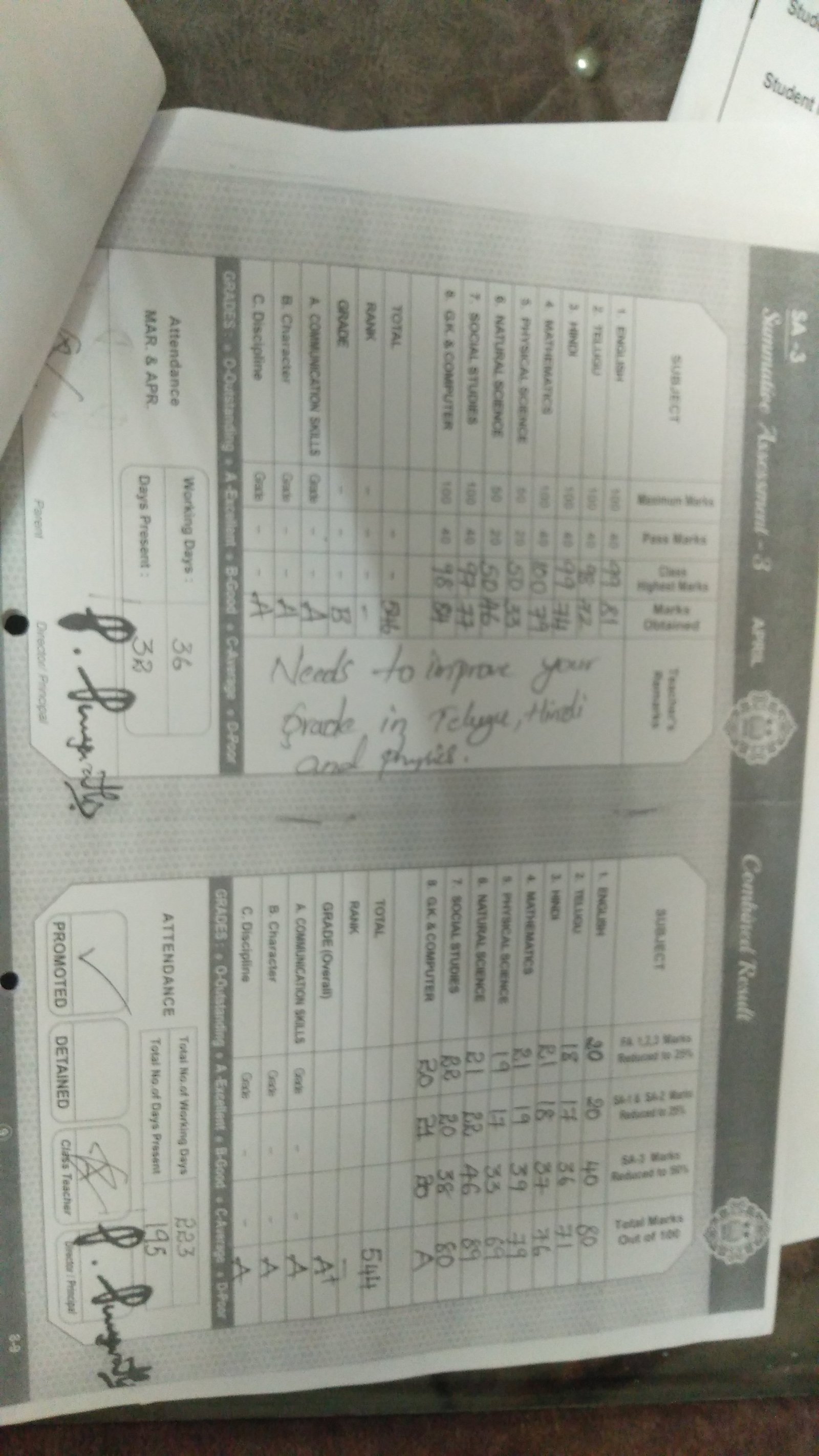 Report Card