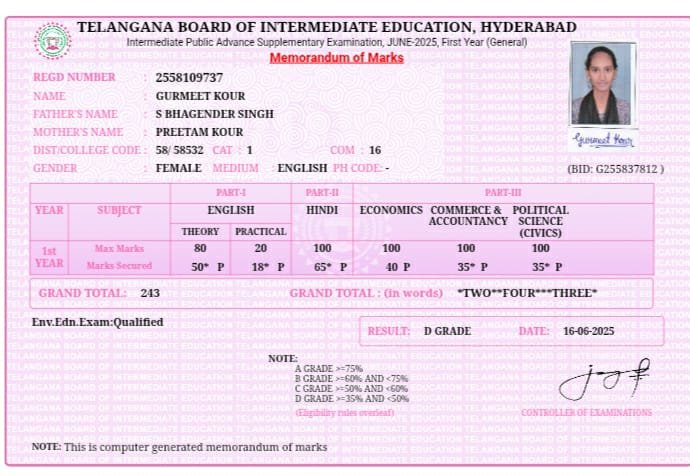 Report Card