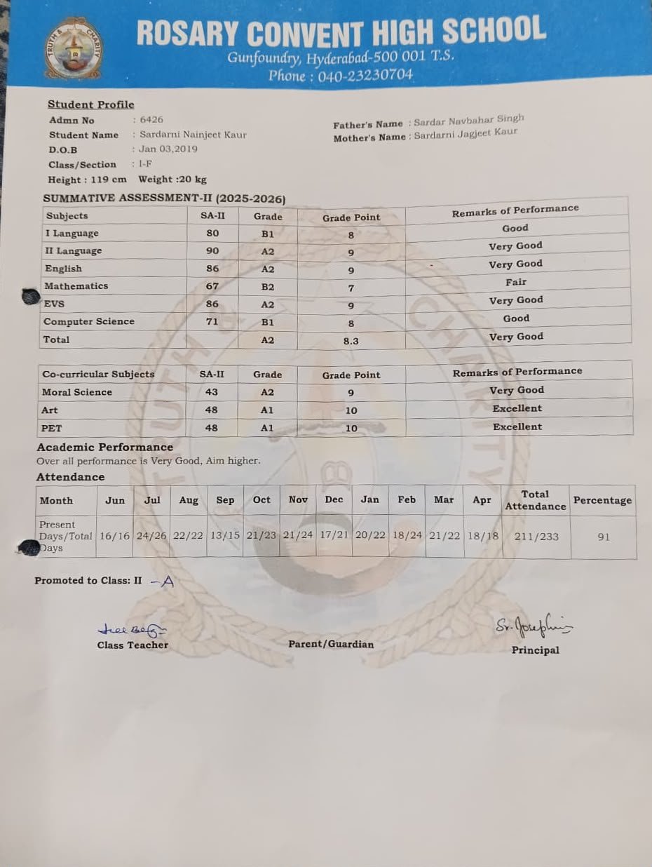 Report Card