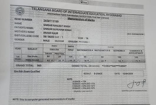Report Card