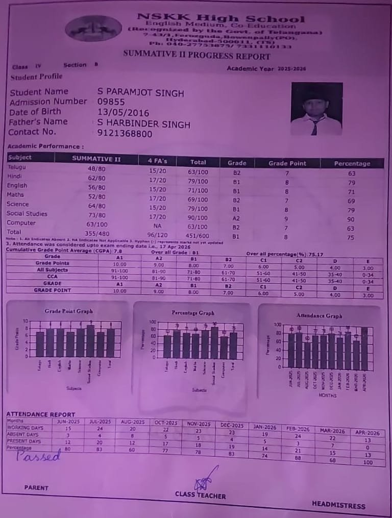 Report Card