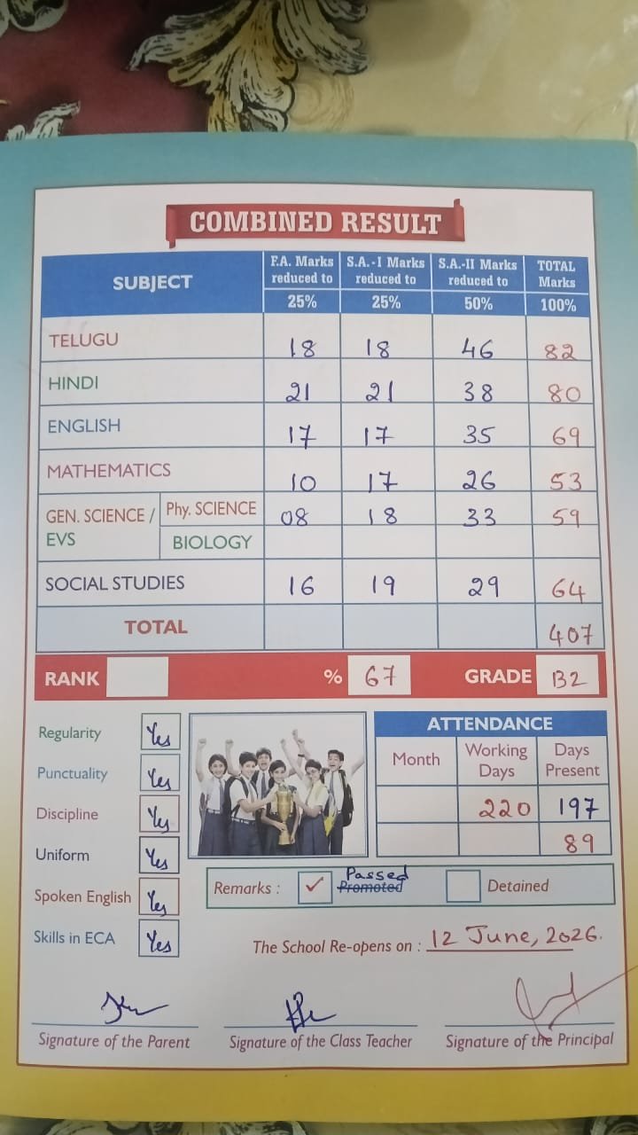 Report Card