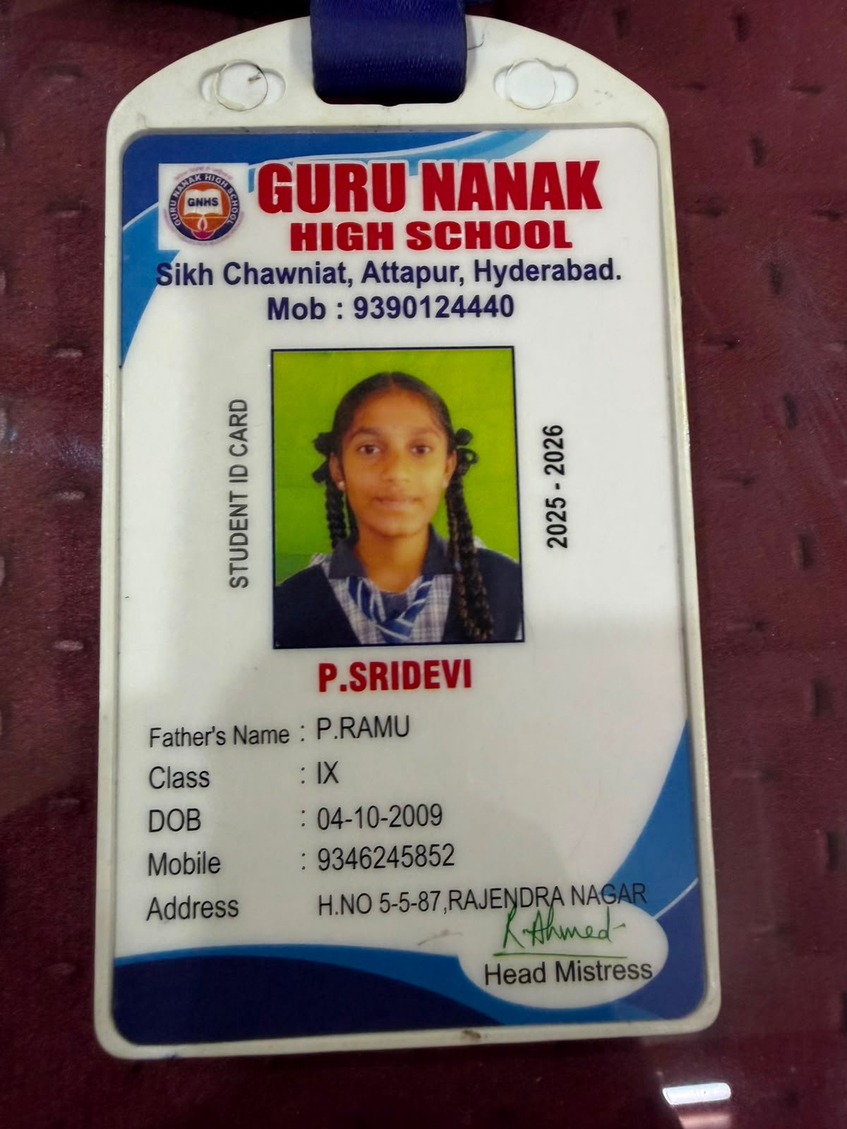 Student ID