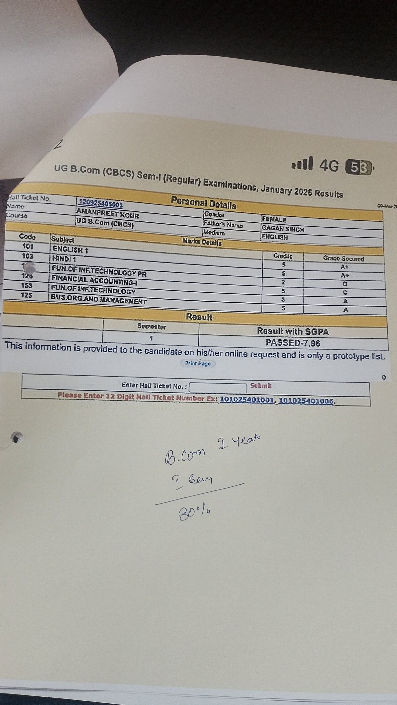 Report Card