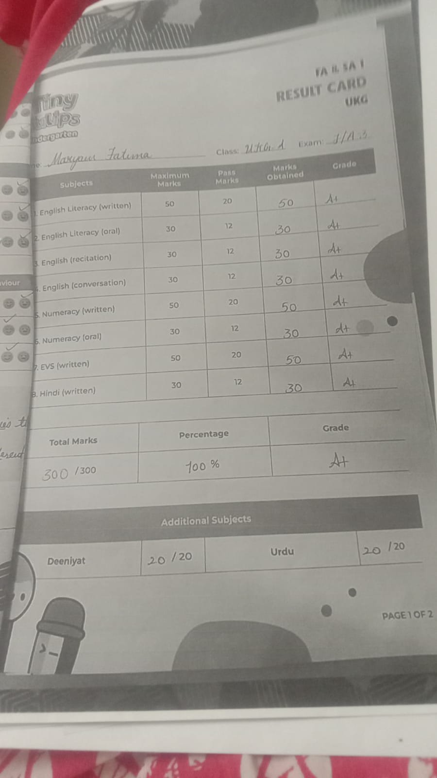 Report Card