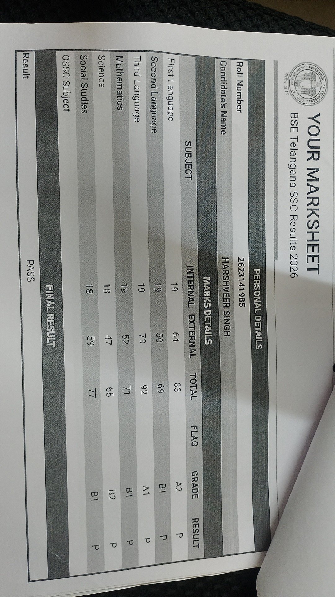 Report Card