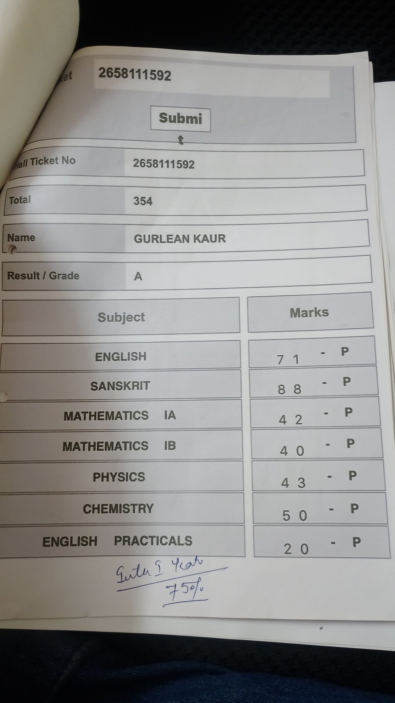 Report Card