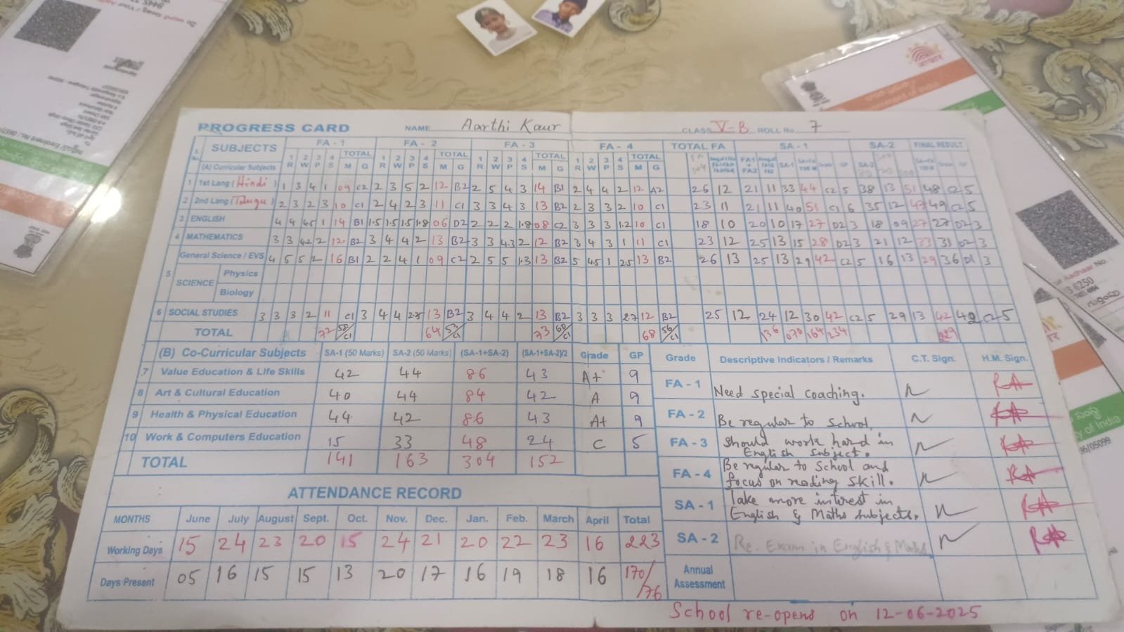 Report Card