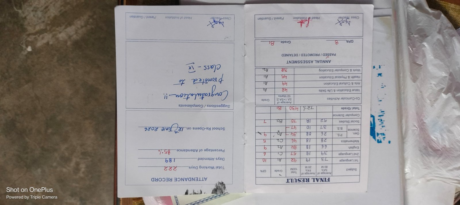 Report Card